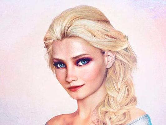 Retratos realistas da Disney