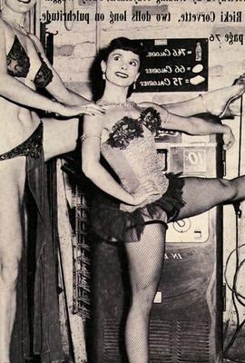 Patti Waggin, vintage model and stripper