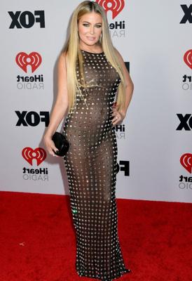 Carmen Electra see through dress