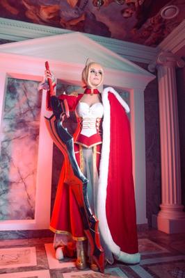 patreongirls - disharmonica - saber nero - cosplay