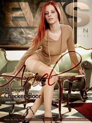 Ariel auf Checker Floor