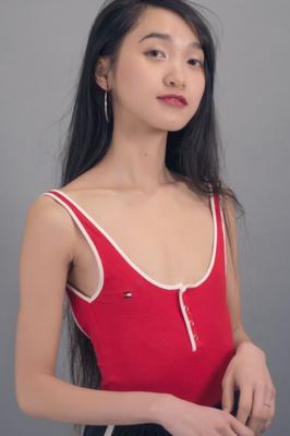 Clara Dao - gorgeous flat chested woman -  photoshoot