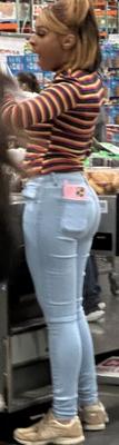 Hot Ass Costco Clerk