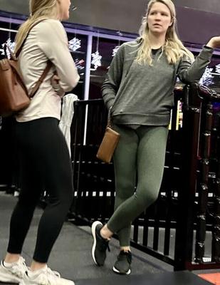 Urban Air Sighting - Blonde MILFs Together