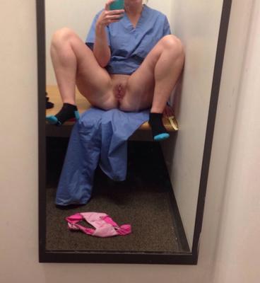 Real nurses: naked, flashing, and selfies