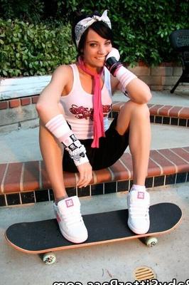 Jaylynn Sins, une patineuse