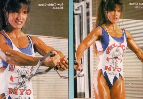 Lisa Lorio! Such a Cute Retro Muscle Beauty!