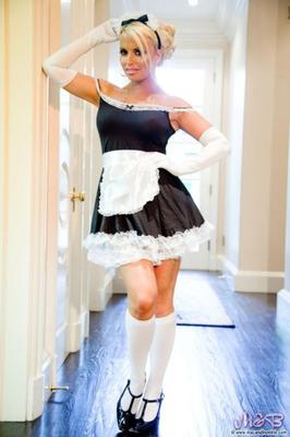 Brooke Lee Maid White Socks Macandbumble