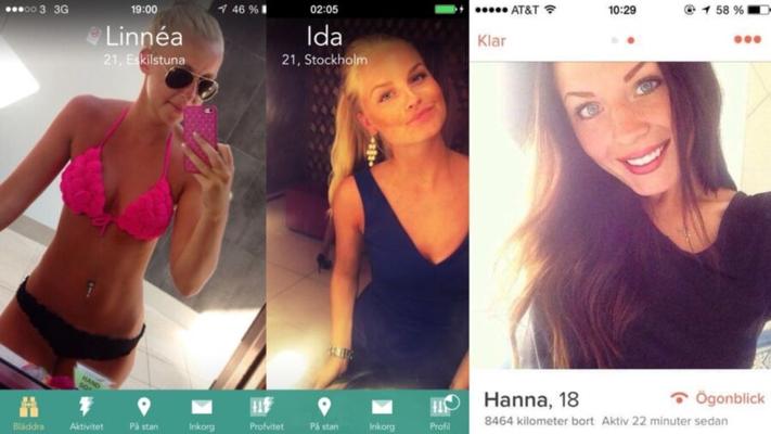 Filles suédoises de Tinder