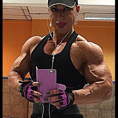 Virginia Sanchez Macias! Ripped Latina Muscle Monster!