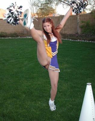 cute little cheerleader