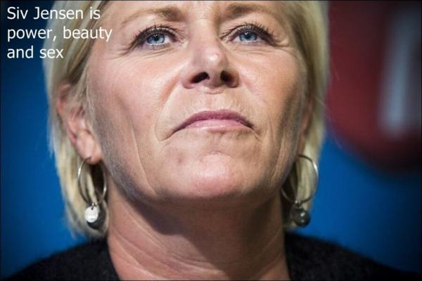 Je convoite le conservateur Siv Jensen