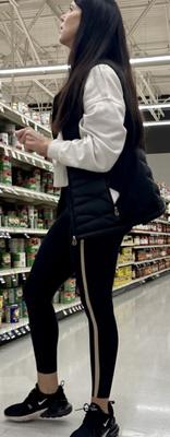 Grocery Store Sighting - Black Hair MILF in Vest