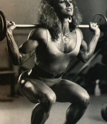 Debbie Mcknight! Big Hair And Bigger Tanned Muscles!