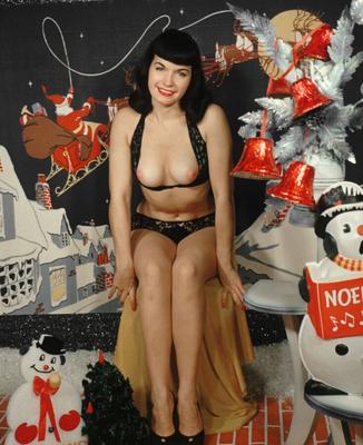 Christmas Time Bettie Page