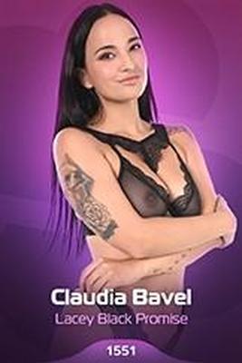 IStripper Claudia Bavel LACEY BLACK PROMISE CARD