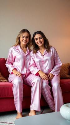 Pijama de cetim bebês